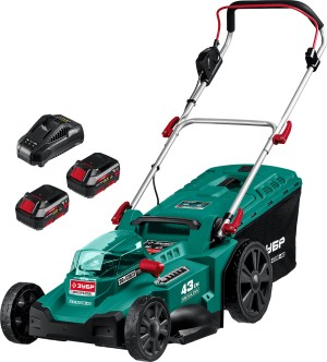 Газонокосилка аккумуляторная Зубр ГКЛ-4336-42
