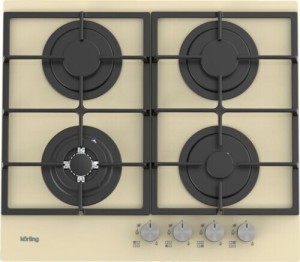 Встраиваемая газовая варочная панель Korting HGG 6722 CTB Встраиваемая газовая варочная панель Korting HGG 6722 CTB