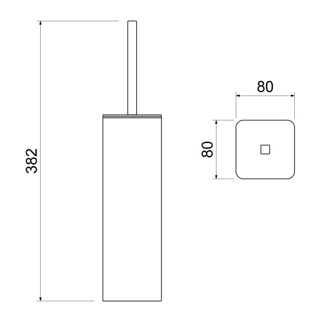 Щетка для унитаза Timo Torne 43161/17 Щетка для унитаза Timo Torne 43161/17