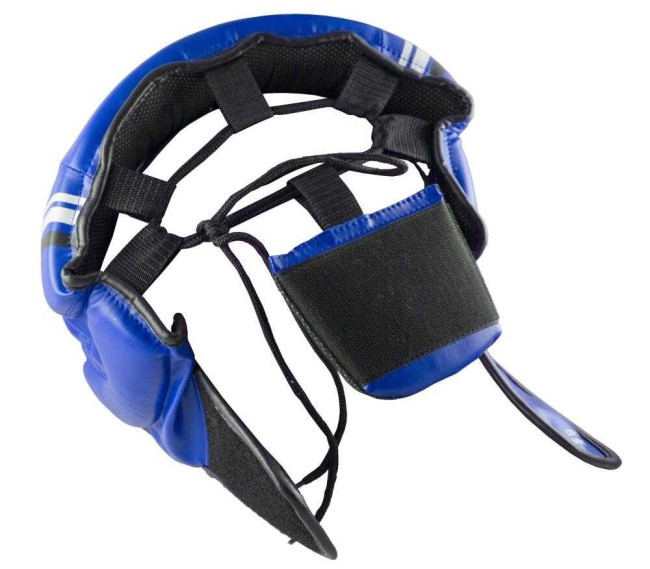 Шлем боксерский Atemi размер L цвет синий, LTB-16320