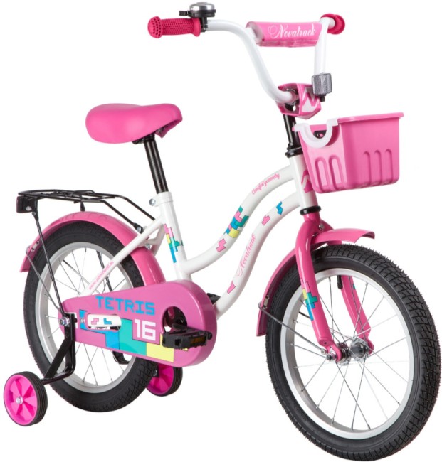 Велосипед Novatrack 161TETRIS.WT20 белый (139637) Велосипед Novatrack 161TETRIS.WT20 белый (139637)