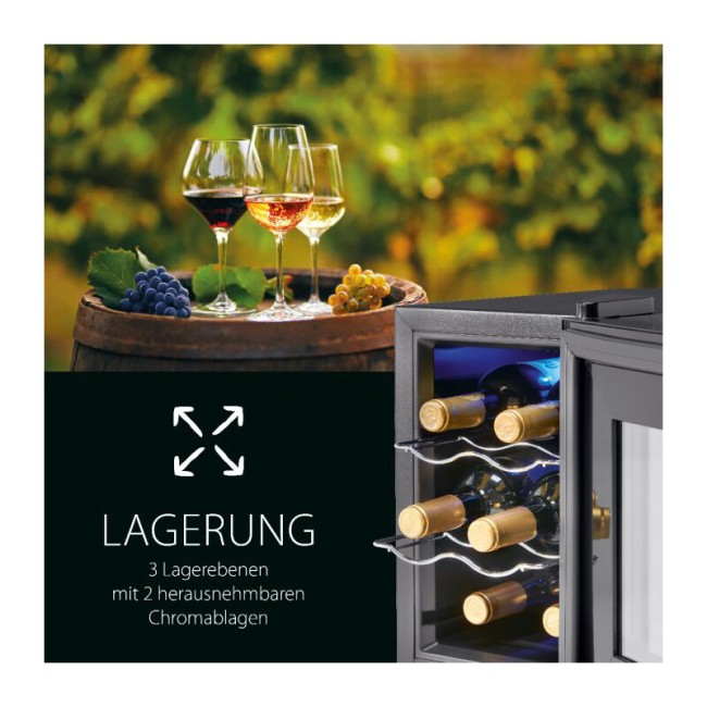 Холодильник винный Profi Cook PC-WK 1230 schwarz Холодильник винный Profi Cook PC-WK 1230 schwarz