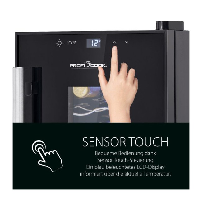 Холодильник винный Profi Cook PC-WK 1230 schwarz Холодильник винный Profi Cook PC-WK 1230 schwarz