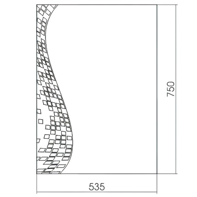 Зеркало Silver mirrors Пиксели (ФР-00001110) Зеркало Silver mirrors Пиксели (ФР-00001110)