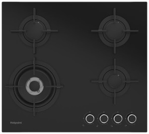 Встраиваемая газовая варочная панель Hotpoint-Ariston HG 62I/BK