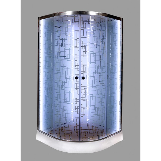 Душевая кабина Deto EM1590NLED+GM