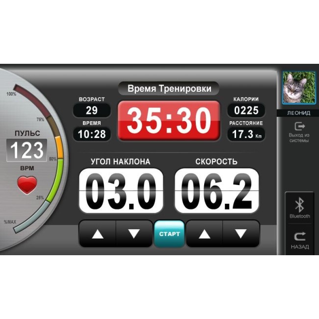 Беговая дорожка Ammity Classic+ ATM 722 TFT+ AC