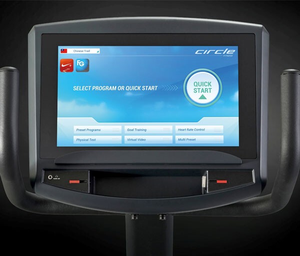 Велотренажер Circle Fitness R8 E Plus черный