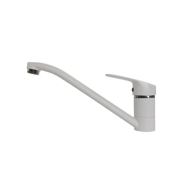 Смеситель для кухни Lex Salto White