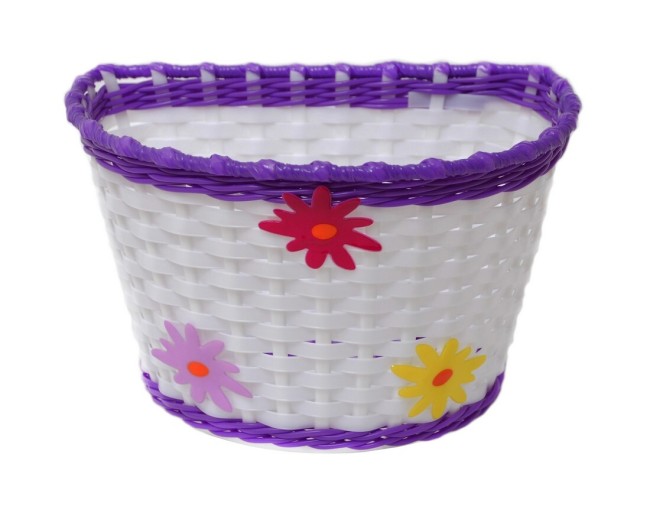 Велокорзина Stels 20" BS02 фиолетовый/белый