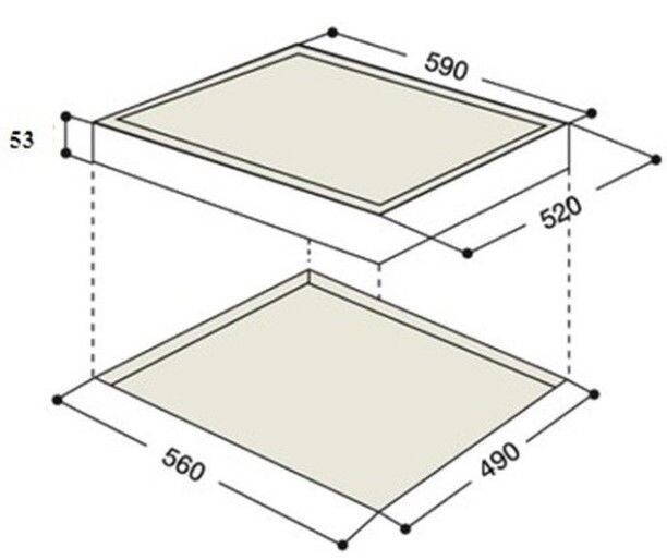 Встраиваемая индукционная варочная панель Hotpoint-Ariston KIA 641 B C