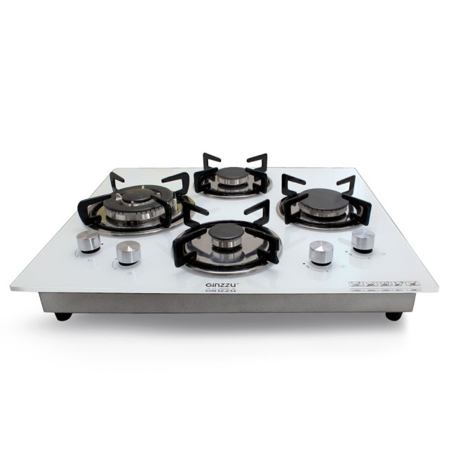 Встраиваемая газовая варочная панель Ginzzu HCG-441 белый Встраиваемая газовая варочная панель Ginzzu HCG-441 белый