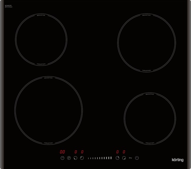 Встраиваемая индукционная варочная панель Korting HI 64540 B Встраиваемая индукционная варочная панель Korting HI 64540 B