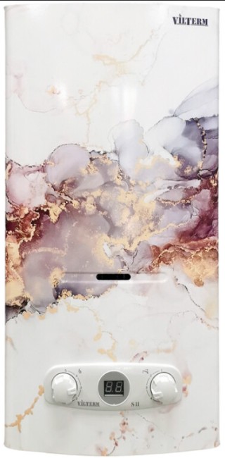 Газовый проточный водонагреватель Vilterm S11 Мрамор Газовый проточный водонагреватель Vilterm S11 Мрамор