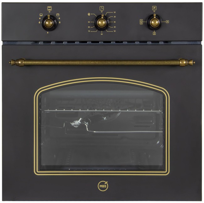 Встраиваемый газовый духовой шкаф MBS DG-607BL