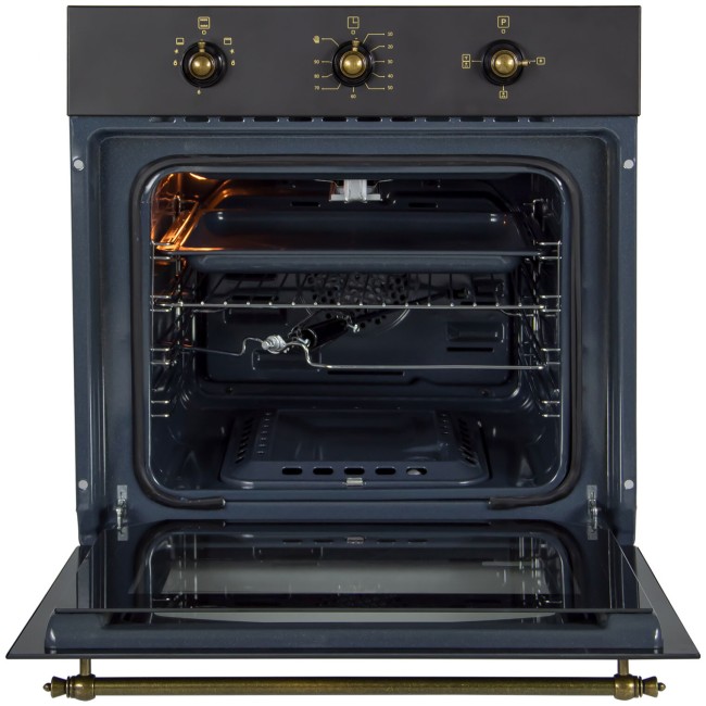 Встраиваемый газовый духовой шкаф MBS DG-607BL