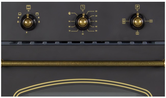 Встраиваемый газовый духовой шкаф MBS DG-607BL