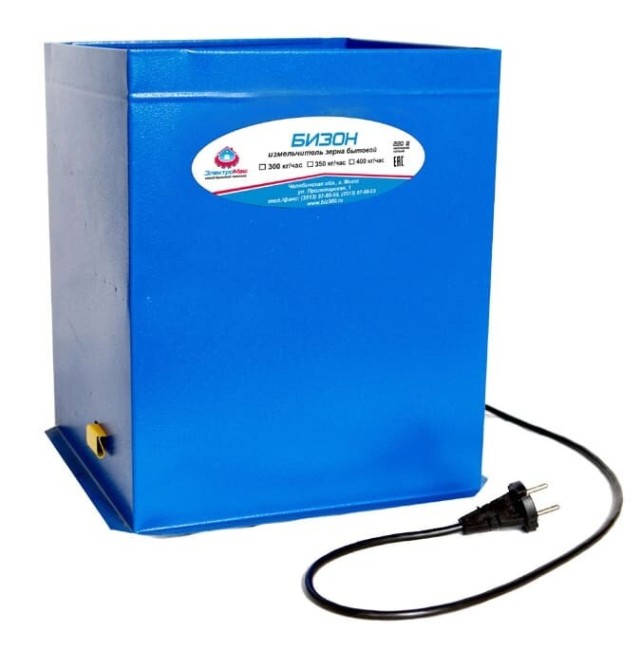 Зернодробилка Электромаш Бизон-300