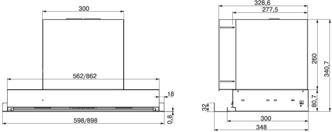 Встраиваемая вытяжка Elikor Evolution 60П-750-Э4Д алюминий/металлик Встраиваемая вытяжка Elikor Evolution 60П-750-Э4Д алюминий/металлик
