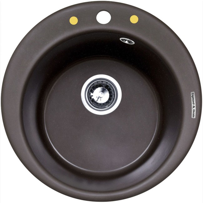 Кухонная мойка Zigmund & Shtain Kreis 480 швейцарский шоколад Кухонная мойка Zigmund & Shtain Kreis 480 швейцарский шоколад