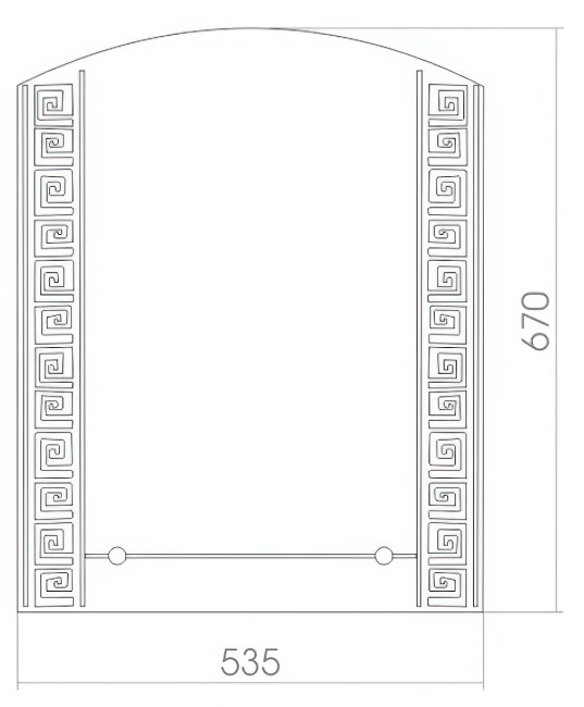 Зеркало Silver mirrors Восток (00000222) Зеркало Silver mirrors Восток (00000222)