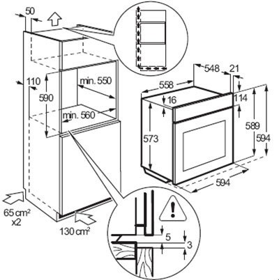 Встраиваемый газовый духовой шкаф Zanussi ZOG 511211 X