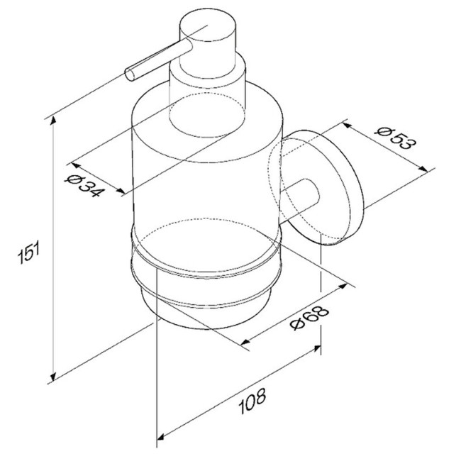Диспенсер AM.PM X-Joy A85A36900 Диспенсер AM.PM X-Joy A85A36900