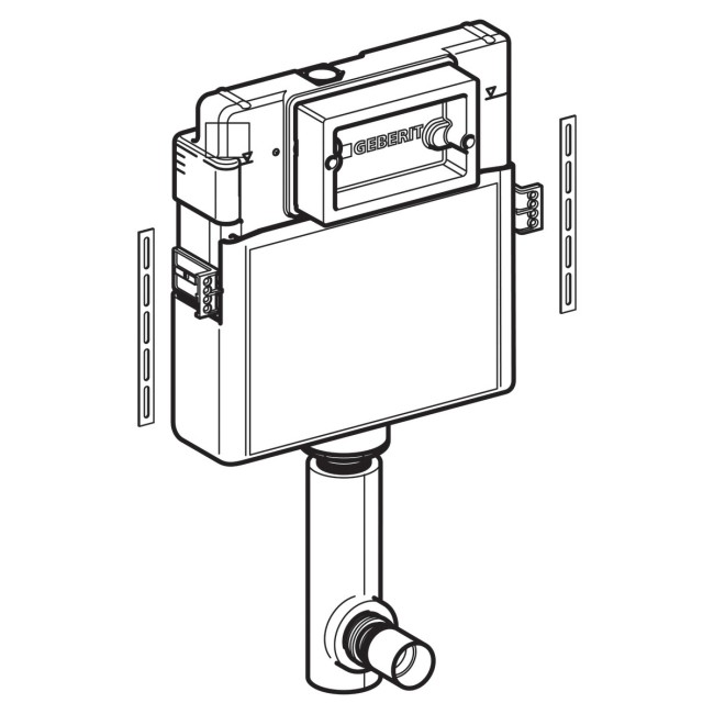 Смывной бачок скрытого монтажа Geberit Delta 109.100.00.1