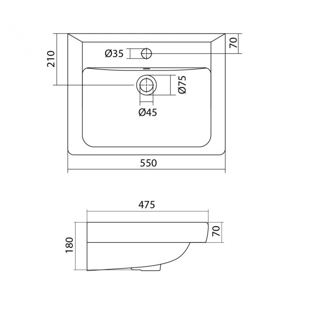 Раковина Santek Тигода-55 (WH302126)