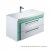 Тумба с раковиной Iddis Color Plus 90 (COL90M0i95K) белый/мятный