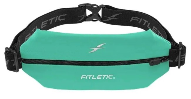 Беговая сумка на пояс Fitletic Mini Sport Belt зеленый Бискай/черная молния Беговая сумка на пояс Fitletic Mini Sport Belt зеленый Бискай/черная молния