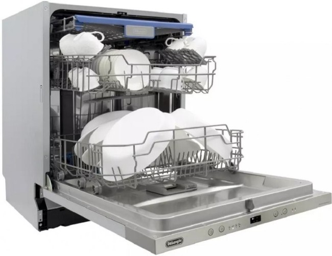 Встраиваемая посудомоечная машина Delonghi DDW06F granate platinum