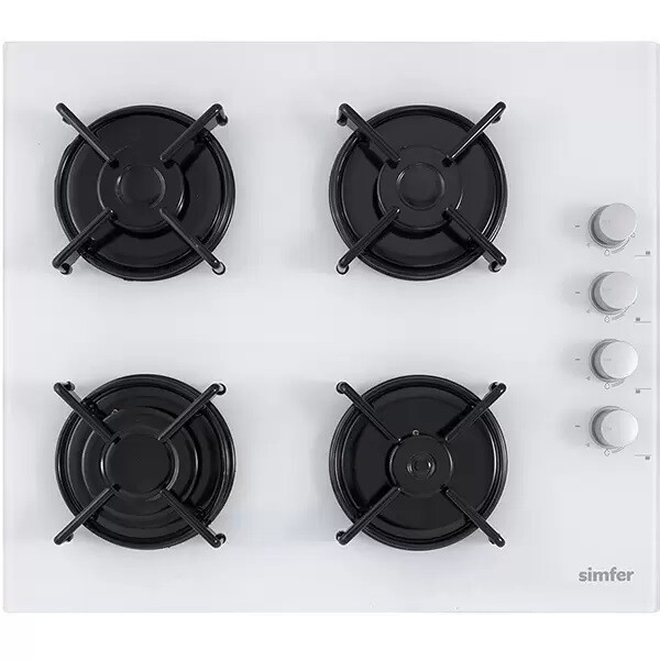 Встраиваемая газовая варочная панель Simfer H60K40C000 Встраиваемая газовая варочная панель Simfer H60K40C000