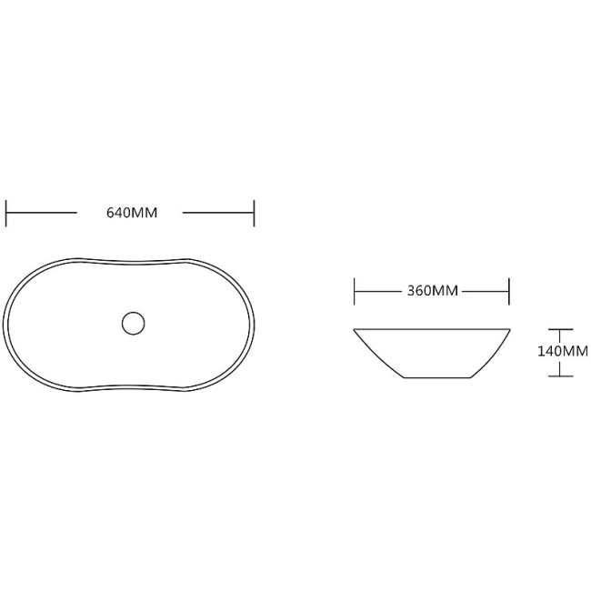 Раковина накладная Cerutti SPA CR7031B