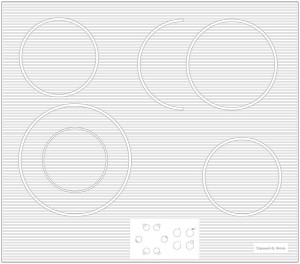 Встраиваемая электрическая варочная панель Zigmund & Shtain CNS 019.60 WX