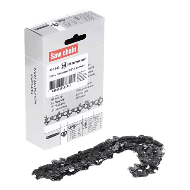 Цепь пильная Hammer Flex 401-940 3/8''-1.3мм-44