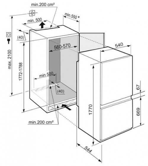 Встраиваемый холодильник Liebherr ICNS 3314