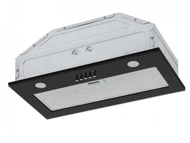 Встраиваемая вытяжка Krona Kate 600 Glass Black PB