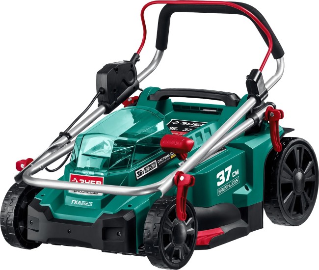 Газонокосилка аккумуляторная Зубр ГКЛ-3736 Газонокосилка аккумуляторная Зубр ГКЛ-3736