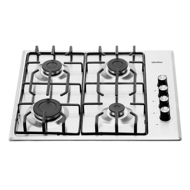 Встраиваемая газовая варочная панель Simfer H60Q40M412 Встраиваемая газовая варочная панель Simfer H60Q40M412