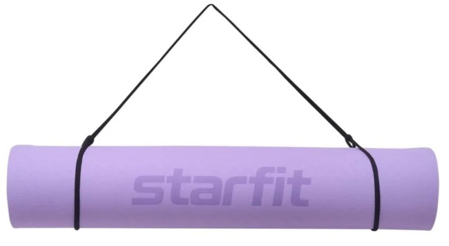 Коврик для йоги и фитнеса Starfit FM-201 TPE 0,6 см 173x61 см фиолетовый пастель/серый Коврик для йоги и фитнеса Starfit FM-201 TPE 0,6 см 173x61 см фиолетовый пастель/серый