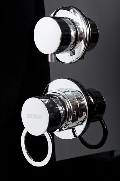 Душевая кабина Deto B90S LED black