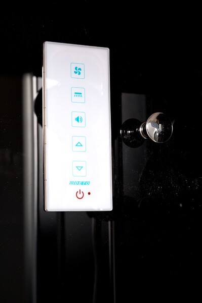 Душевая кабина Deto B90S LED black