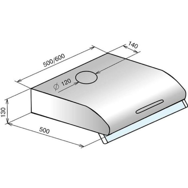 Вытяжка Elikor Olympia 60 хром Вытяжка Elikor Olympia 60 хром