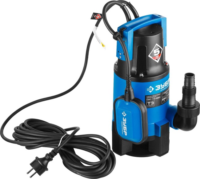 Насос дренажный Зубр НПГ-Т3-550 Насос дренажный Зубр НПГ-Т3-550