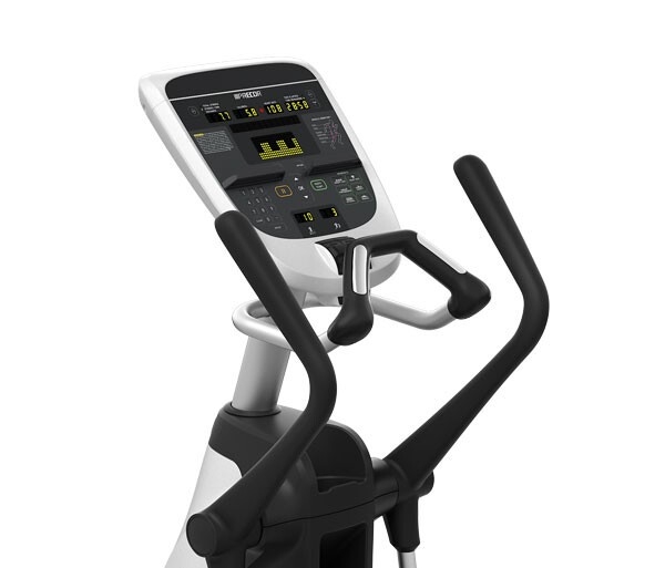 Эллиптический тренажер Precor EFX 835 V2 глянцевый серебряный металлик