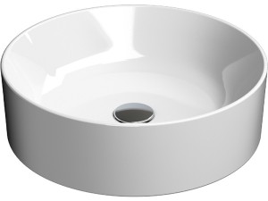 Раковина накладная GSI KUBE X (942711) белый глянец