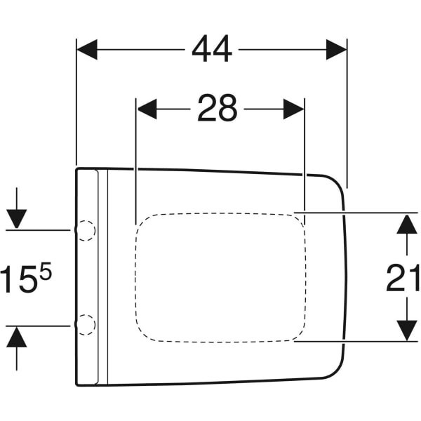 Сиденье для унитаза Geberit Xeno2 (500.537.01.1) Сиденье для унитаза Geberit Xeno2 (500.537.01.1)