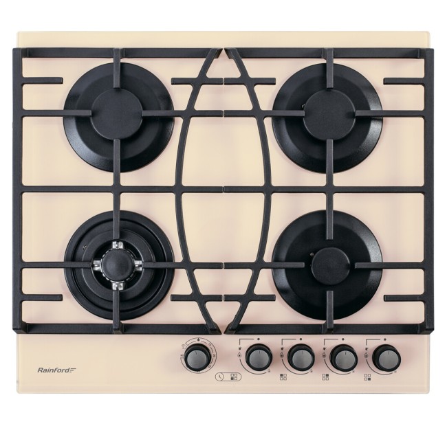 Встраиваемая газовая варочная панель Rainford RBН 4614 BFWТ White Встраиваемая газовая варочная панель Rainford RBН 4614 BFWТ White