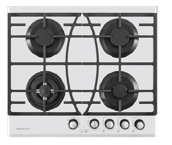 Встраиваемая газовая варочная панель Rainford RBН 4614 BFWТ White Встраиваемая газовая варочная панель Rainford RBН 4614 BFWТ White